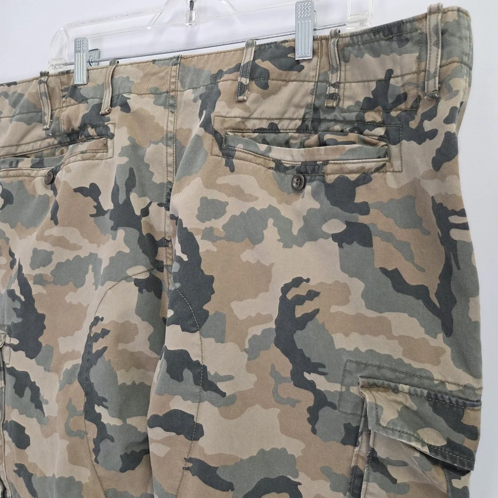 Levis Camo Cargo Pants Men’s Green Brown Woodland 42x30 - Picture 4 of 6